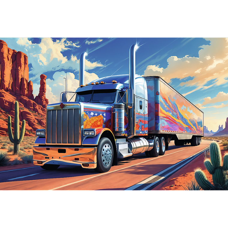 Trefl, Big Truck, puzzle, 160 piese