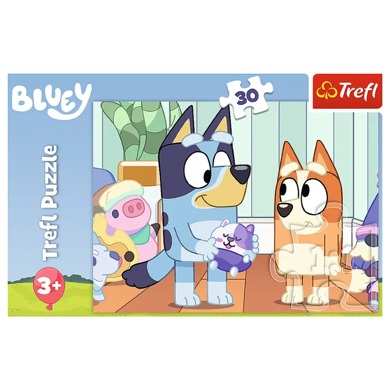 Trefl, Bluey, puzzle, 30 piese