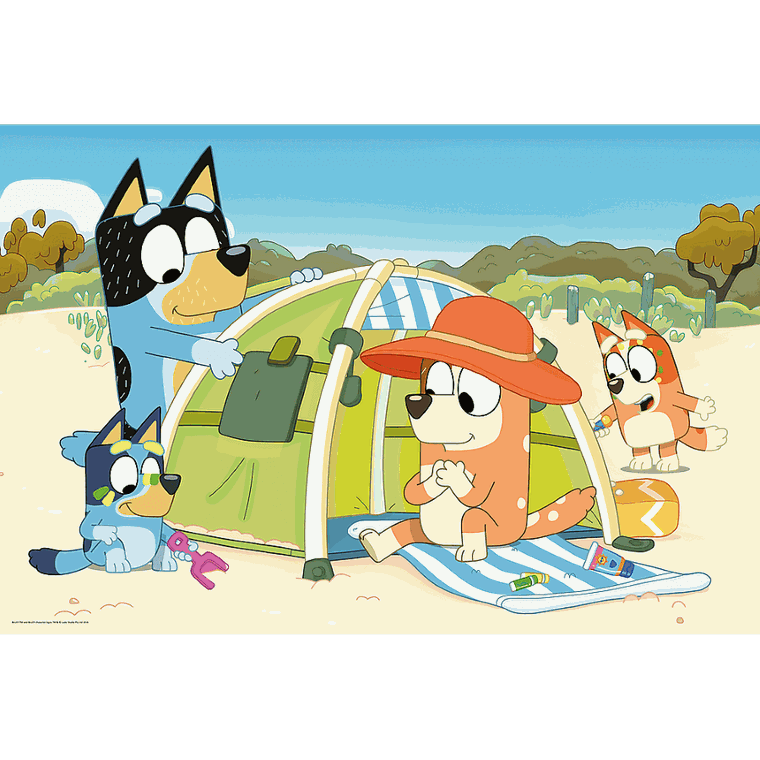 Trefl, Bluey, puzzle maxi, 24 piese