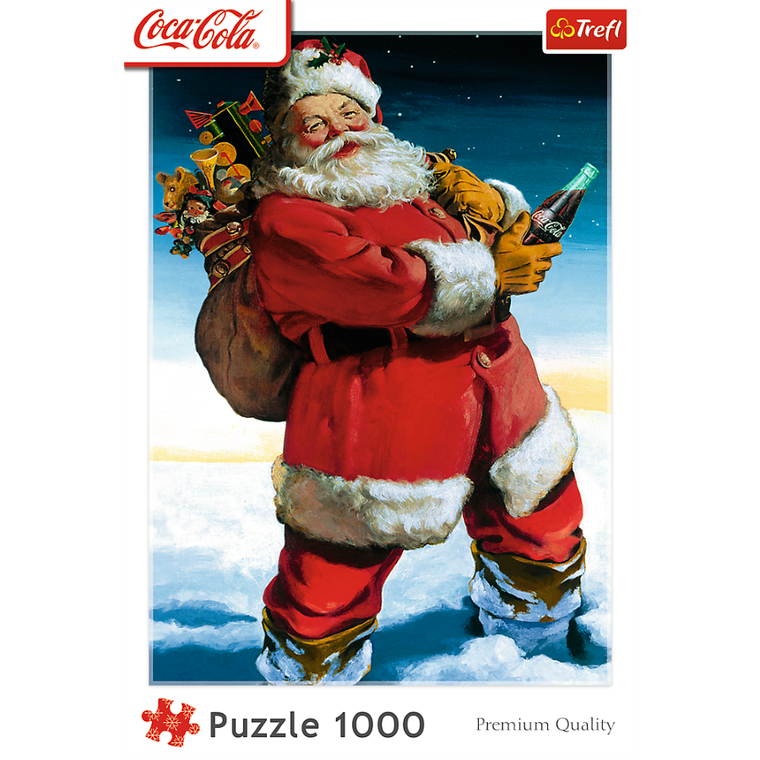Trefl, Coca-Cola, Santa Claus, puzzle, 1000 piese