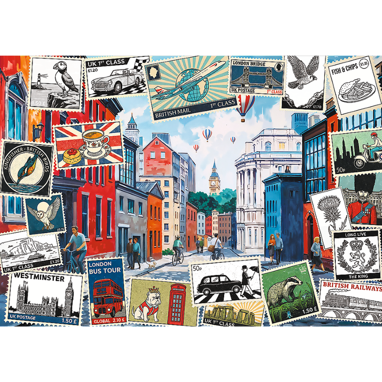 Trefl, Creative, London, England, puzzle, 500 piese