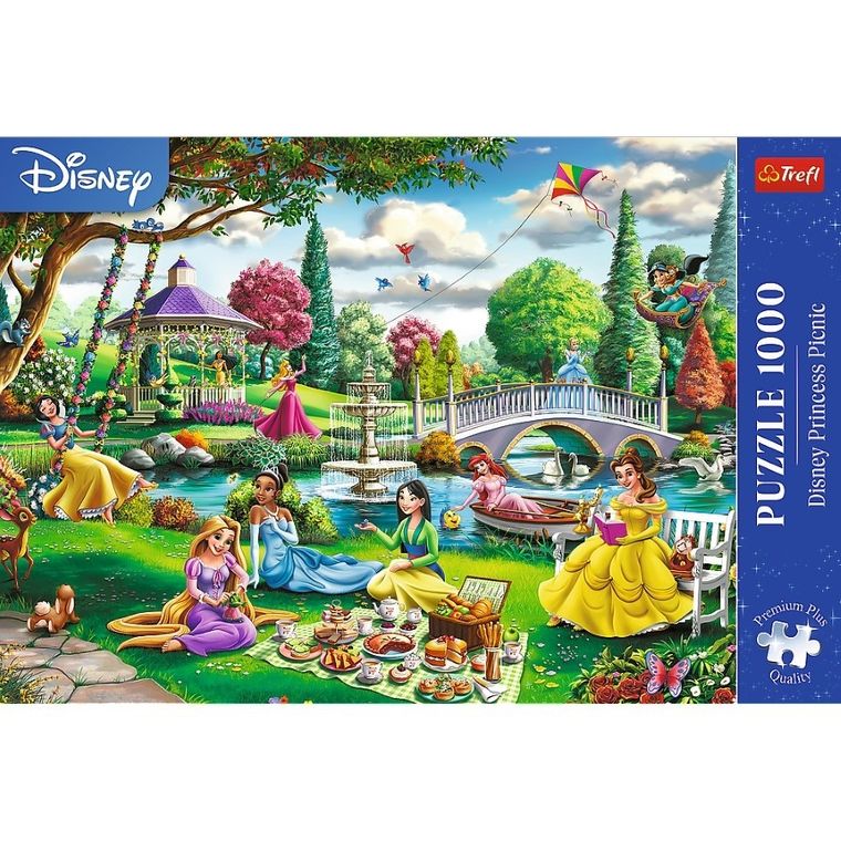 Trefl, Disney Princess, Picnic, puzzle, 1000 piese