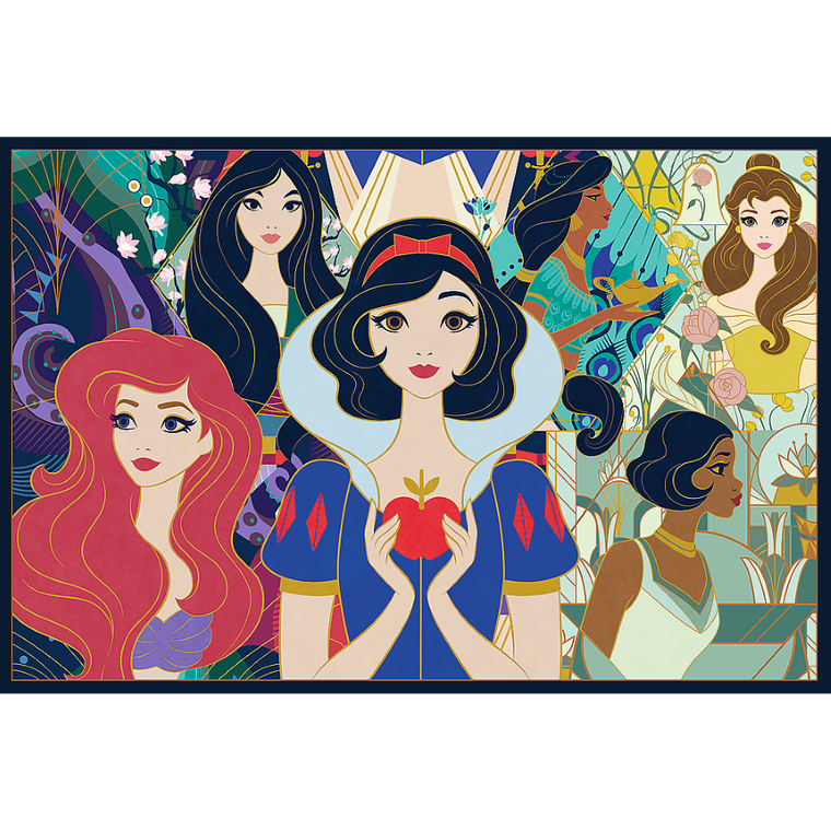 Trefl, Disney Princess, puzzle, 2-200 piese