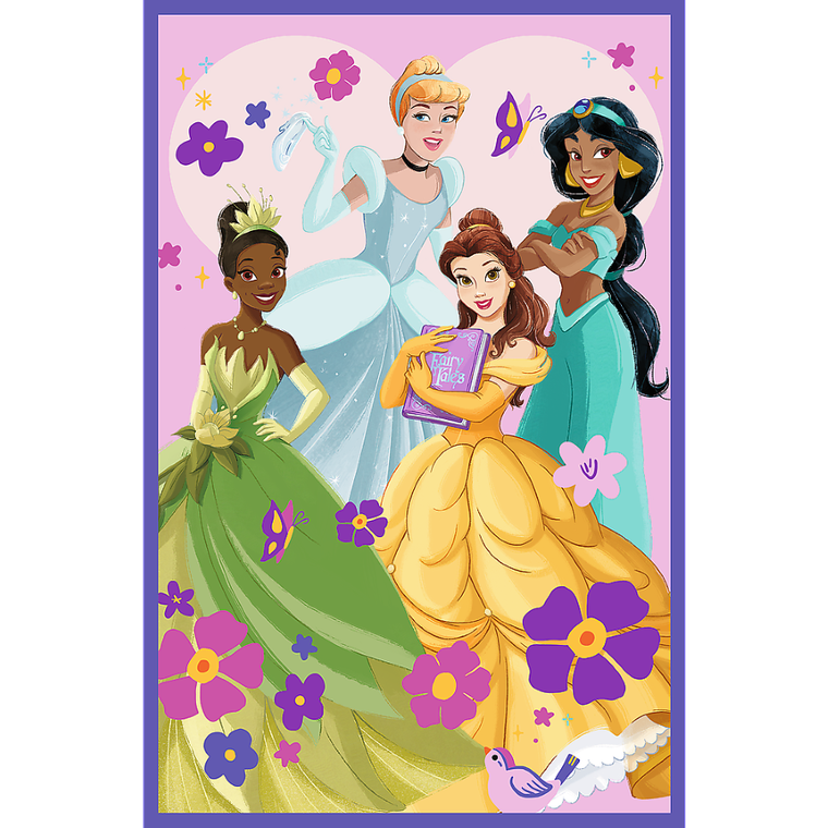 Trefl, Disney Princess, puzzle, 3-80 piese