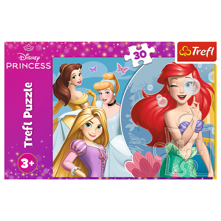 Trefl, Disney Princess, puzzle, 30 piese