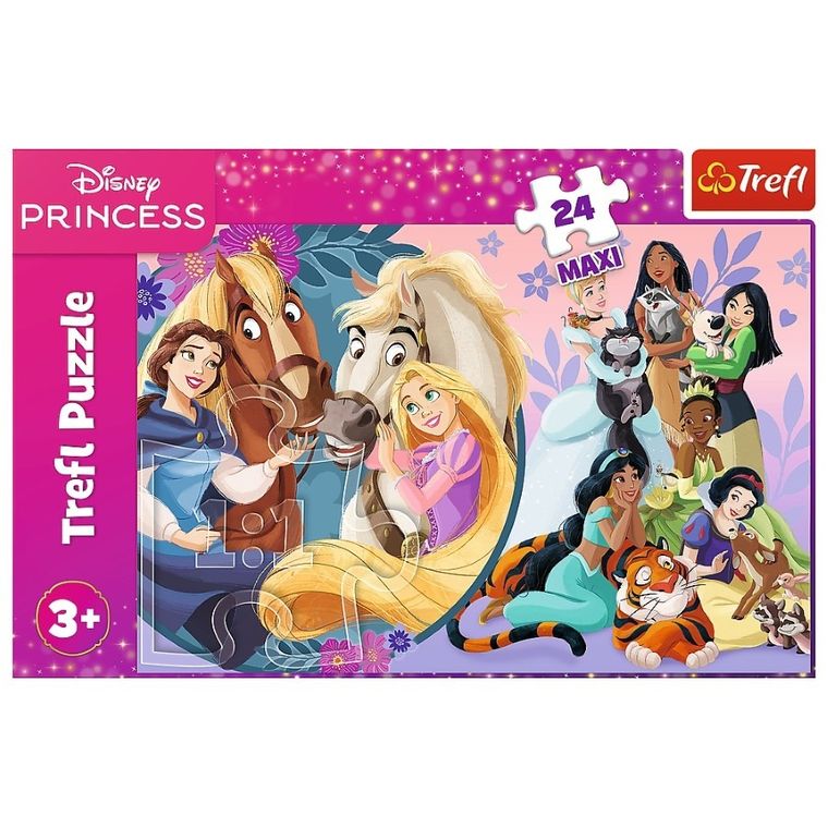 Trefl, Disney Princess, puzzle maxi, 24 piese