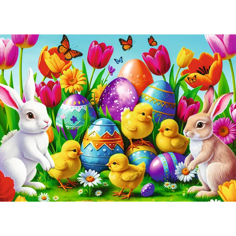 Trefl, Easter Time, puzzle, 500 piese