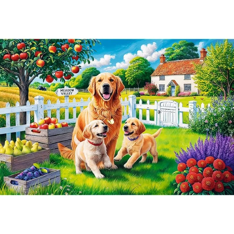 Trefl, EasyPiece, Dogs in the Countryside, puzzle, 300 piese