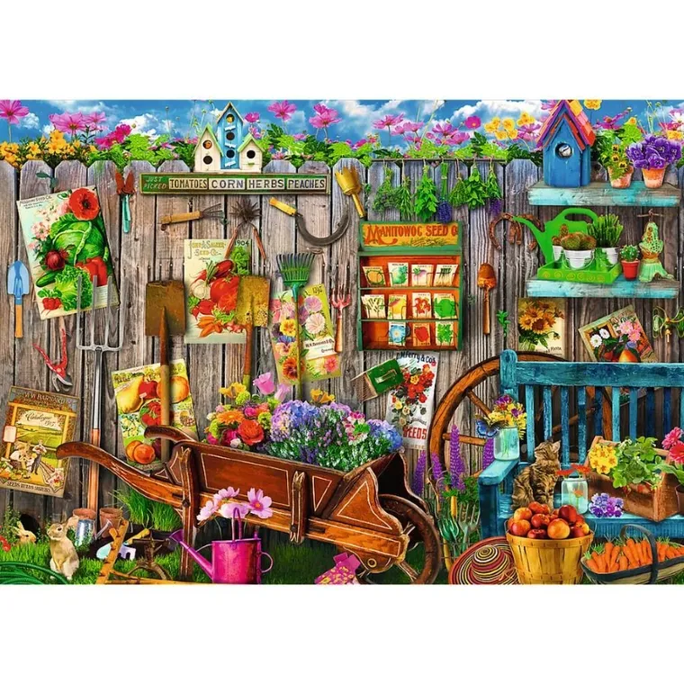 Trefl, Garden Work, puzzle, 2-500 piese