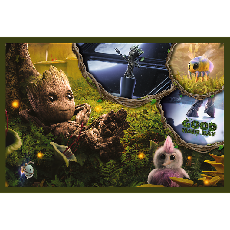 Trefl, Guardians of the Galaxy, I am Groot, puzzle, 2-200 piese