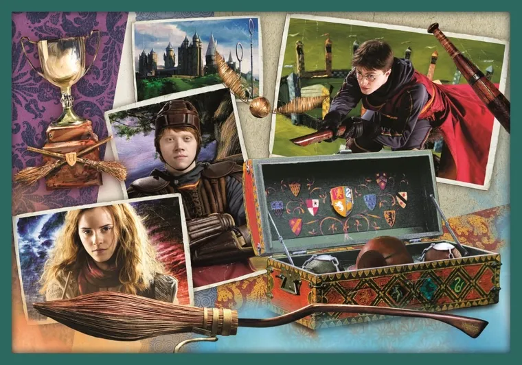 Trefl, Harry Potter, In lumea lui Harry Potter, puzzle 10in1, 329 piese
