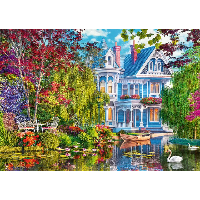 Trefl, House by the lake, puzzle, 2000 piese