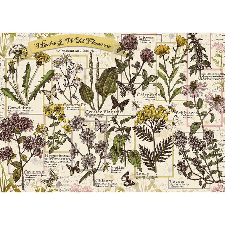 Trefl, Ierburi, puzzle, 500 piese