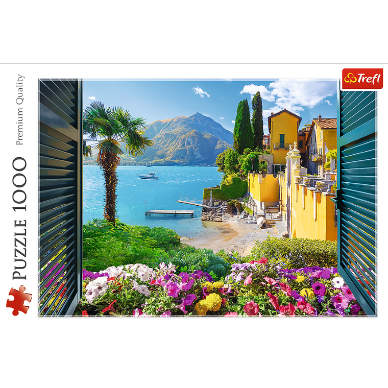 Trefl, Lake Como, puzzle, 1000 piese