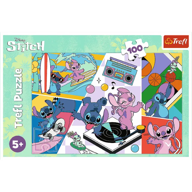 Trefl, Lilo si Stitch, puzzle, 100 piese