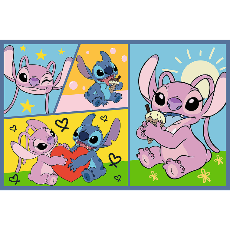 Trefl, Lilo si Stitch, puzzle, 2-70 piese