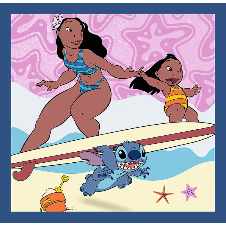 Trefl, Lilo si Stitch, puzzle 3in1