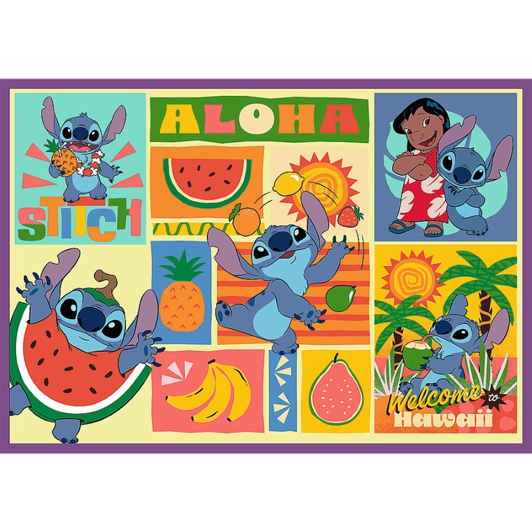 Trefl, Lilo si Stitch, puzzle, 4-250 piese