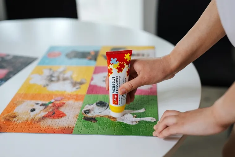 Trefl, lipici pentru puzzle, puzzle