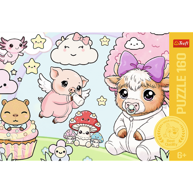 Trefl, Little Animals, puzzle, 160 piese