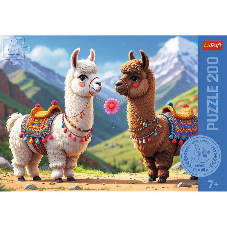 Trefl, Llamas, puzzle, 200 piese