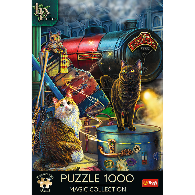 Trefl, Magic Collection, Lisa Parker, Witchwood Express, puzzle, 1000 piese