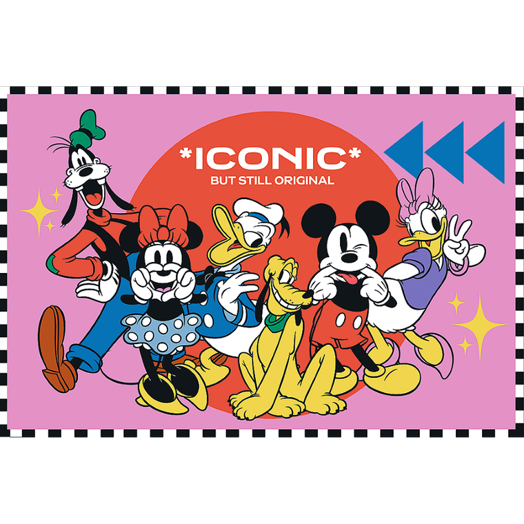 Trefl, Mickey Mouse, puzzle, 2-200 piese