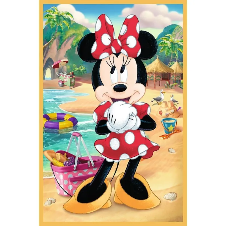 Trefl, Mickey Mouse si prieteni, puzzle, 3-50 piese