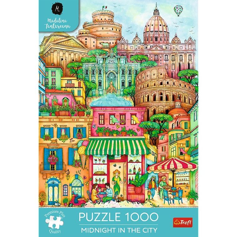 Trefl, Midnight in the City: Rome, puzzle, 1000 piese
