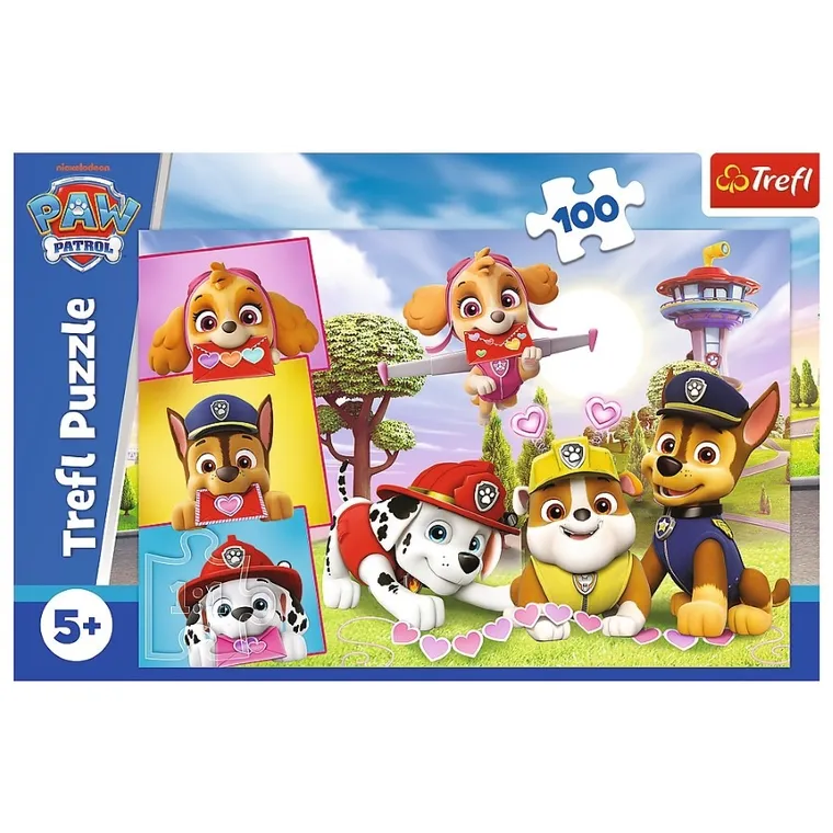 Trefl, Paw Patrol, puzzle, 100 piese