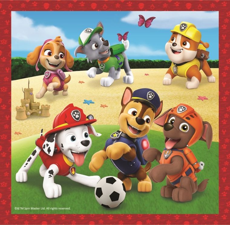 Trefl, Paw Patrol, puzzle 3in1, 106 piese