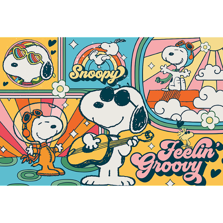 Trefl, Peanuts World, puzzle, 300 piese