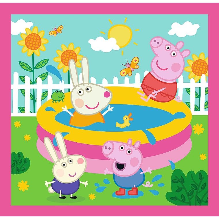 Trefl, Peppa Pig, puzzle 3in1
