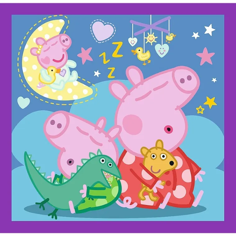 Trefl, Peppa Pig, puzzle 3in1
