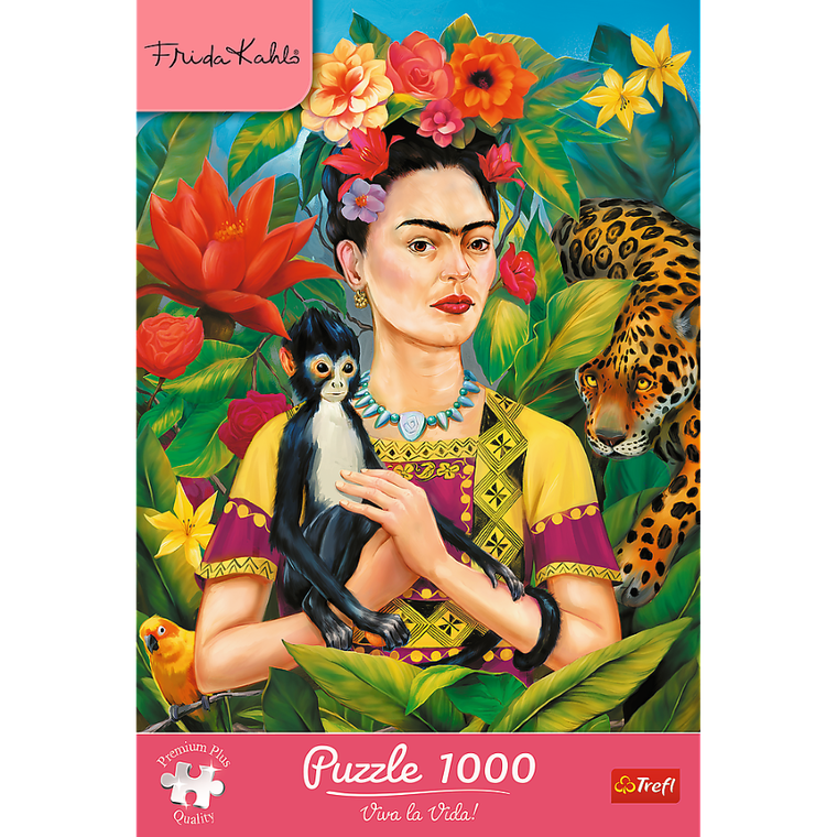 Trefl, Premium Plus, Frida Kahlo, puzzle, 1000 piese