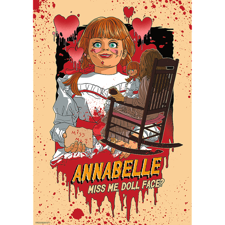 Trefl, Premium Plus, Hall of Horror, Annabelle, puzzle, 1000 piese