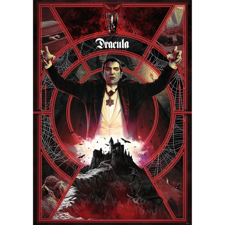Trefl, Premium Plus, Hall of Horror, Dracula, puzzle, 1000 piese