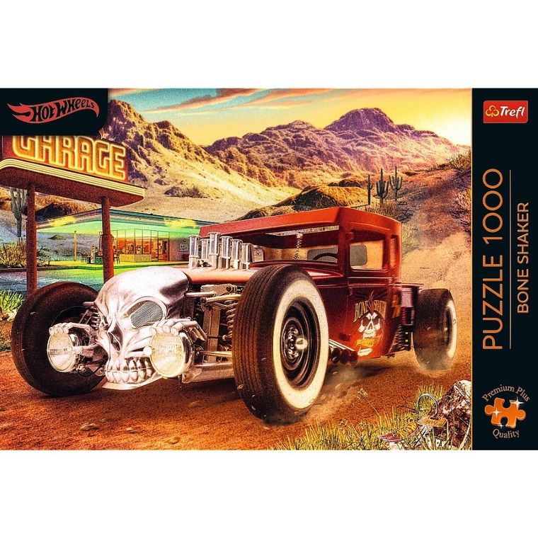 Trefl, Premium Plus, Hot Wheels, Bone Shaker, puzzle, 1000 piese
