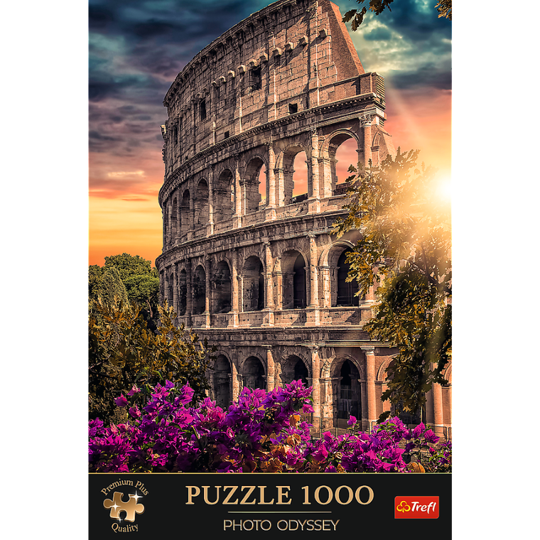 Trefl, Premium Plus, Photo Odyssey, Colosseum, Rome, puzzle, 1000 piese