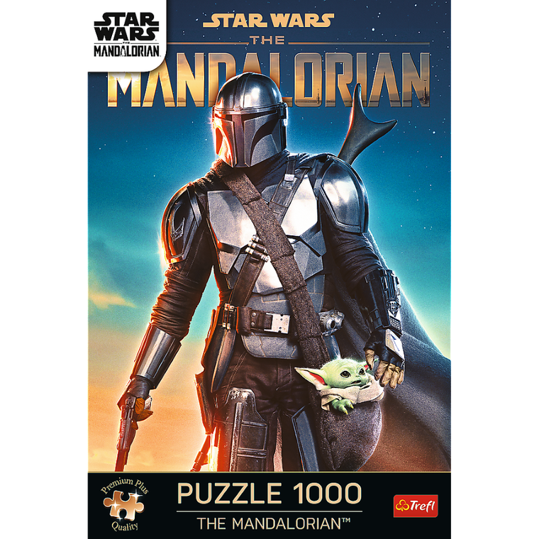 Trefl, Premium Plus, Star Wars, The Mandalorian, puzzle, 1000 piese