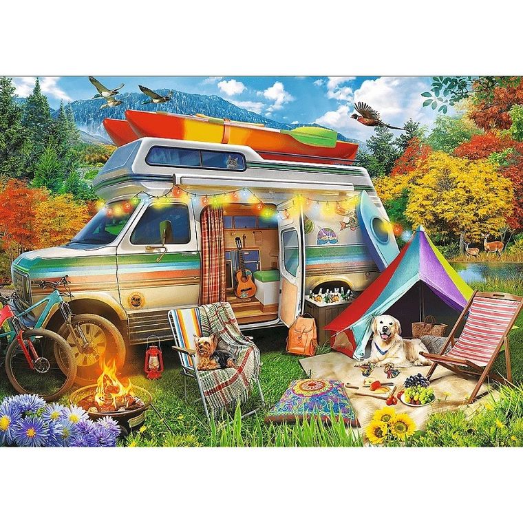 Trefl, Premium Plus, Tea Time, Camper, puzzle, 500 piese