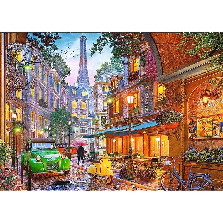 Trefl, Premium Plus, Tea Time, Paris Street, puzzle, 500 piese