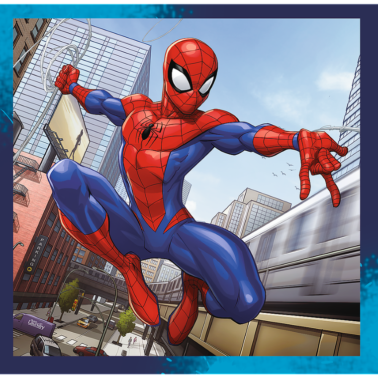 Trefl, Spider-Man, puzzle 3in1, 106 piese
