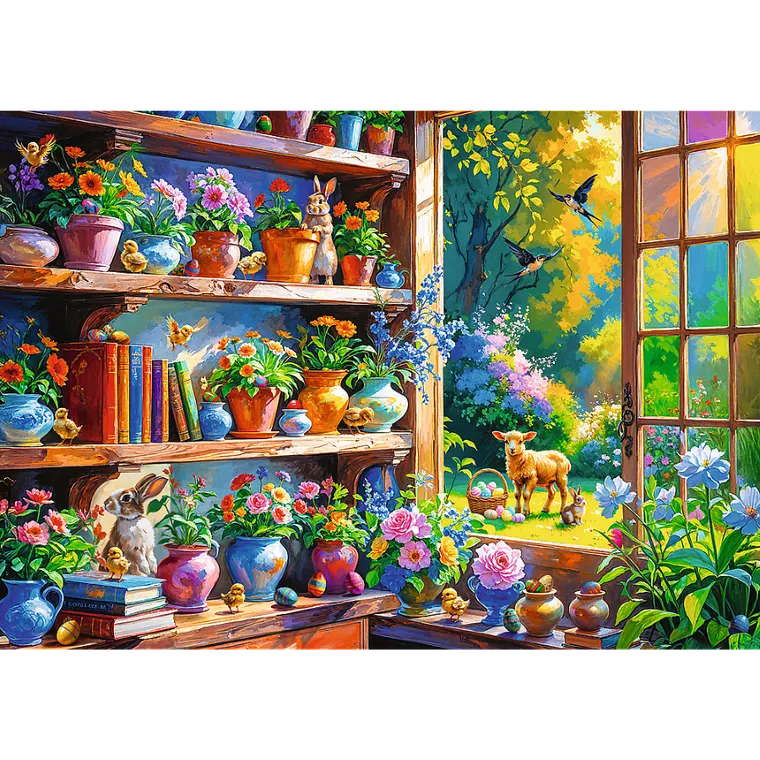 Trefl, Spring morning, puzzle, 500 piese