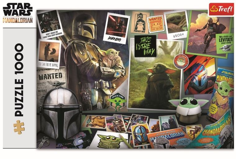 Trefl, Star Wars Mandalorian, Colectia Grogu, puzzle, 1000 piese