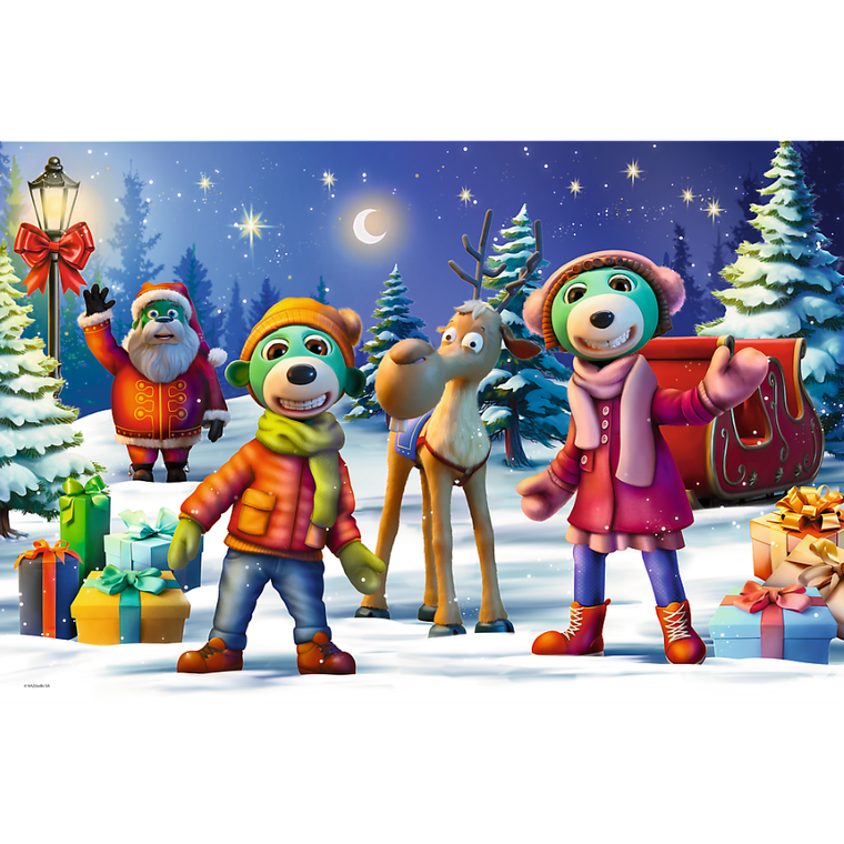 Trefl, Trefliks, Bauble Trouble, Christmas Time, puzzle maxi, 24 piese