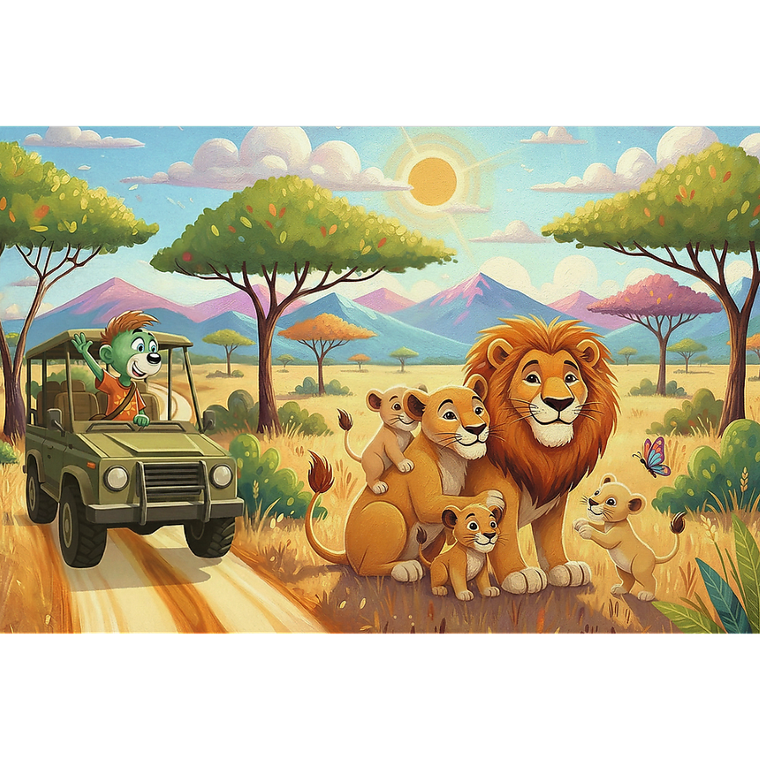 Trefl, Trefliks, Inspired By Nature, Lei, puzzle, 100 piese