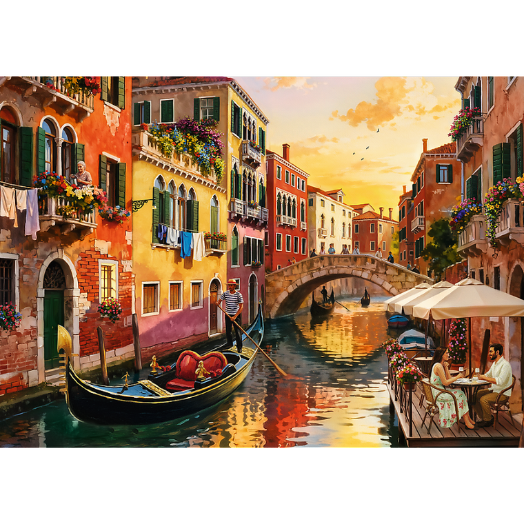 Trefl, Venice, Italy, puzzle, 500 piese