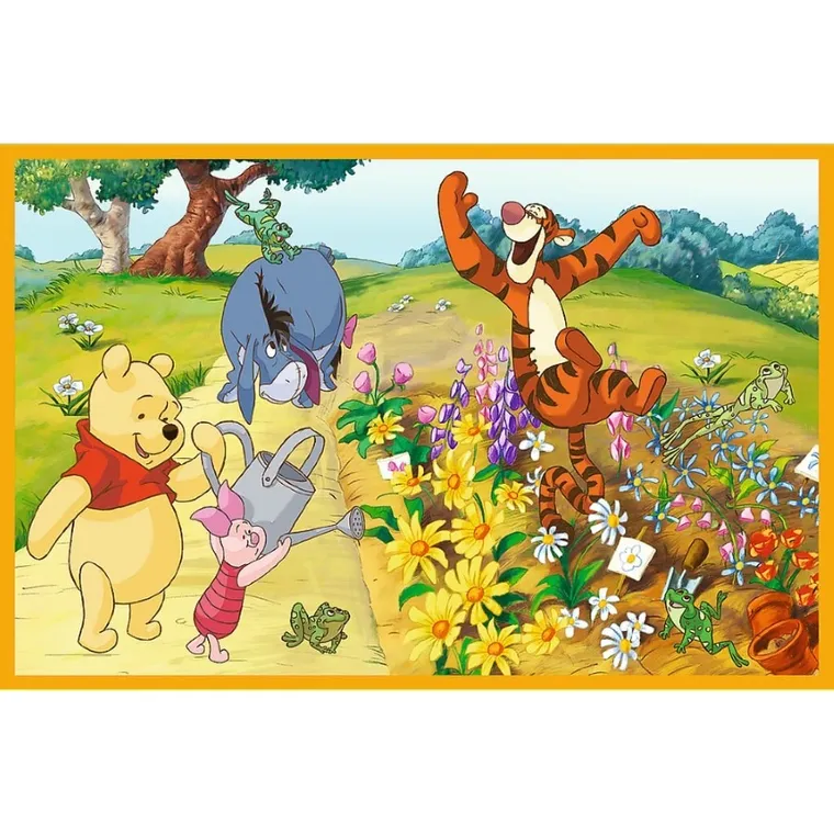 Trefl, Winnie the Pooh, puzzle, 2-24 piese