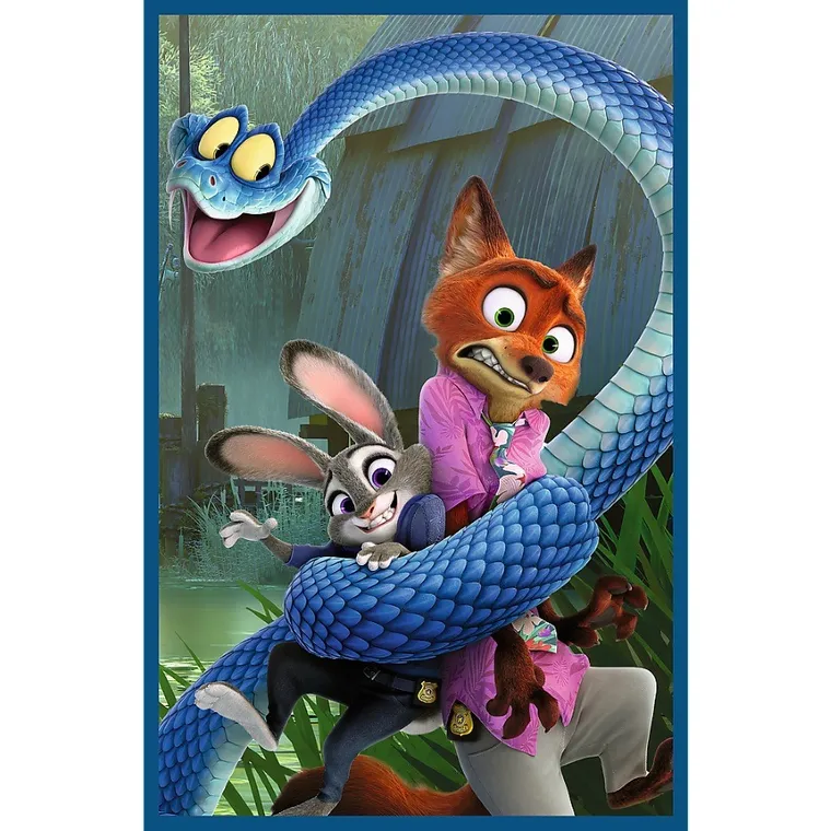 Trefl, Zootopia, puzzle, 3-80 piese